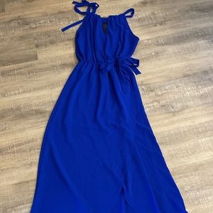 Blue maxi dress